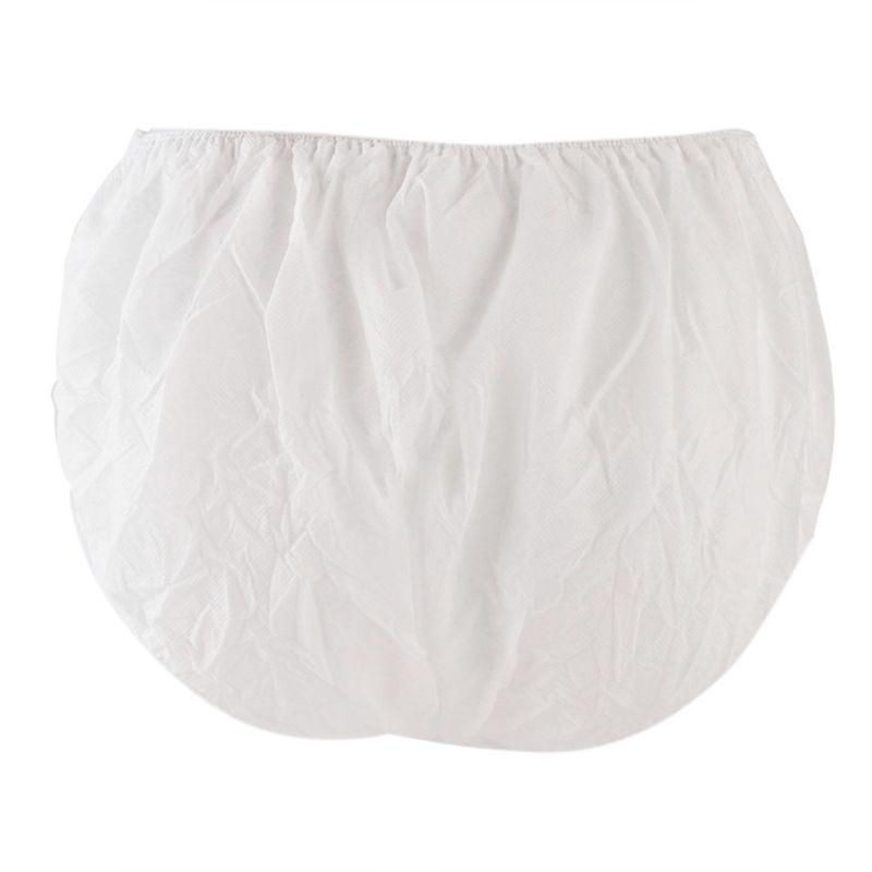 Women's Disposable Non Woven Underwear Travel Panties High Cut Briefs for Travel Hotel Spa Hospital Stays Emergencies