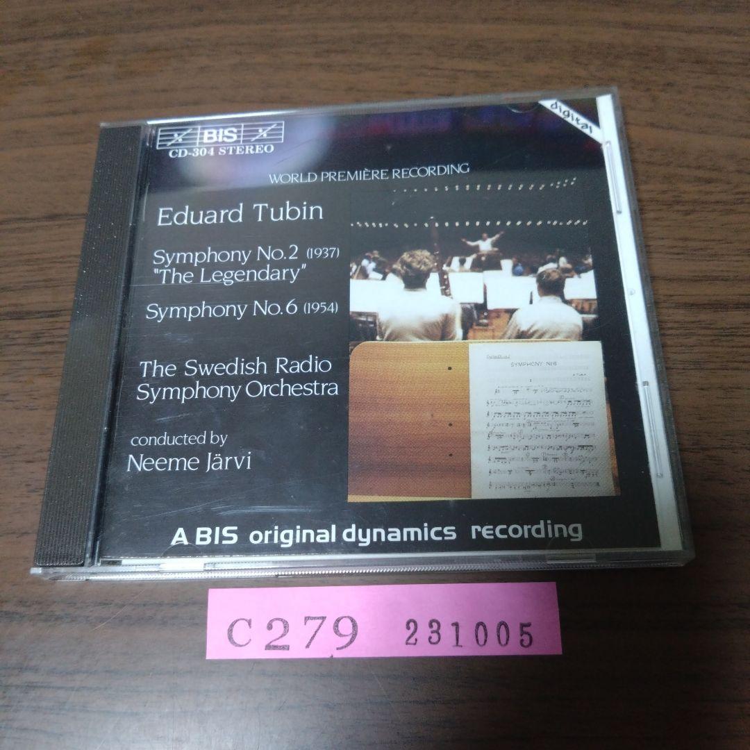 

[USED] Tubin: Symphony No. 2 “Legendary” No. 6 Järvi/Swedish Radio SO.