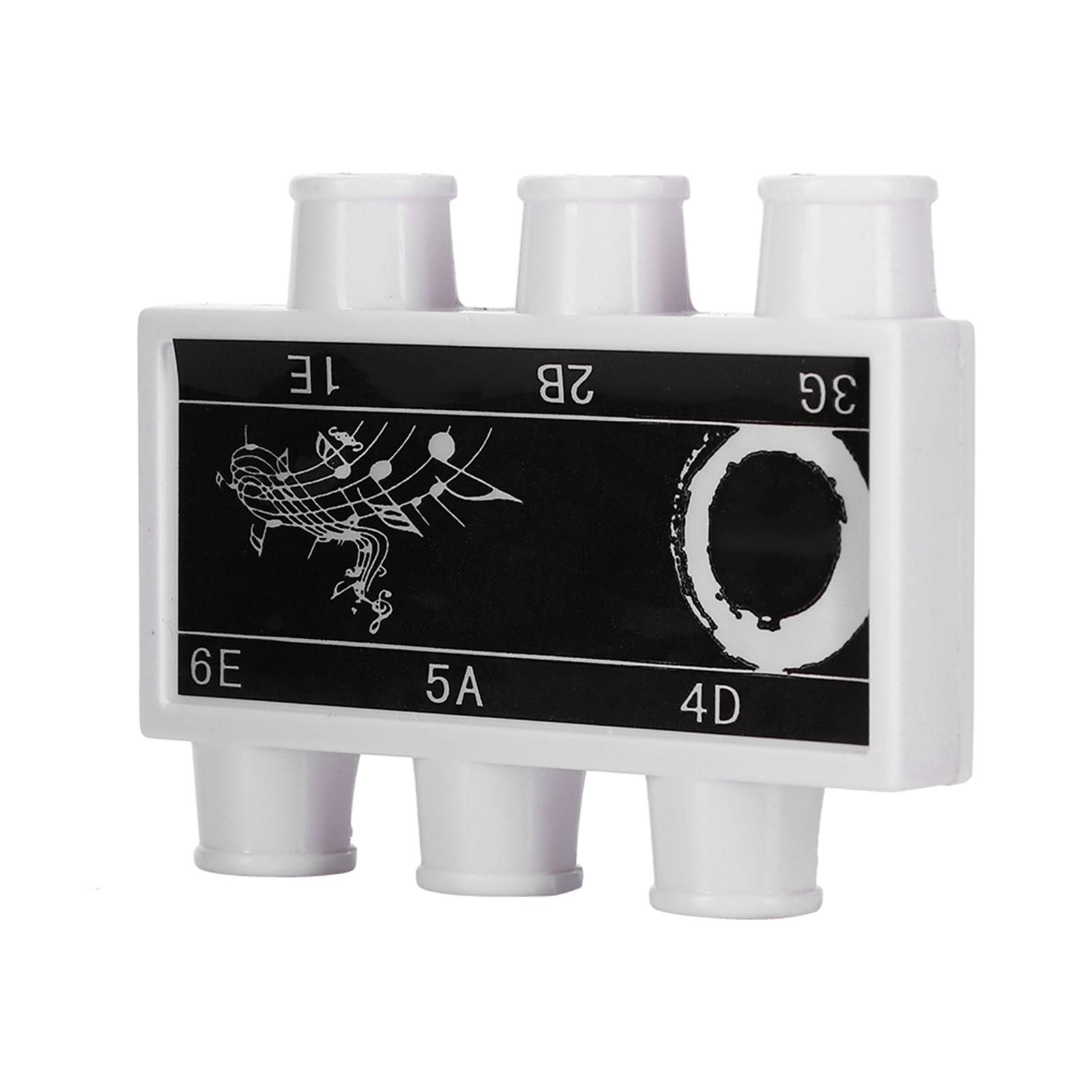 Durable Plastic Tuner Pitch Pipe Tones E B G D A E with A Carring Case