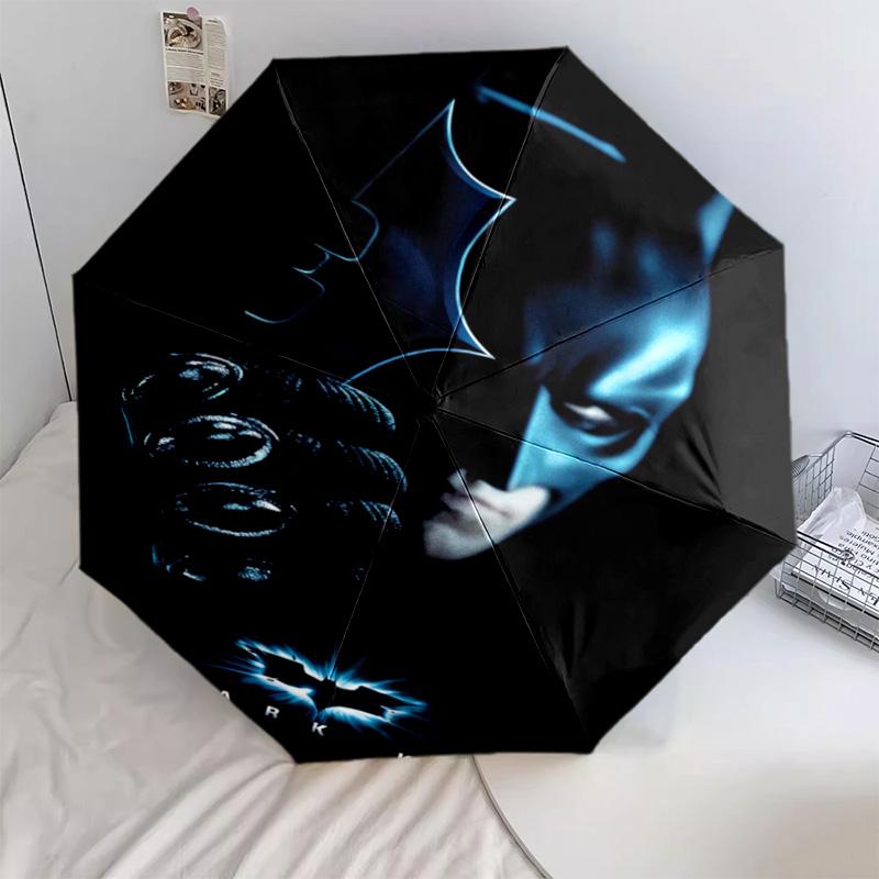 

1 PC Automatic Folding Umbrella - Cartoon Pattern, Portable & Foldable Design with 45 Ribs, Christmas Birthday Gifts