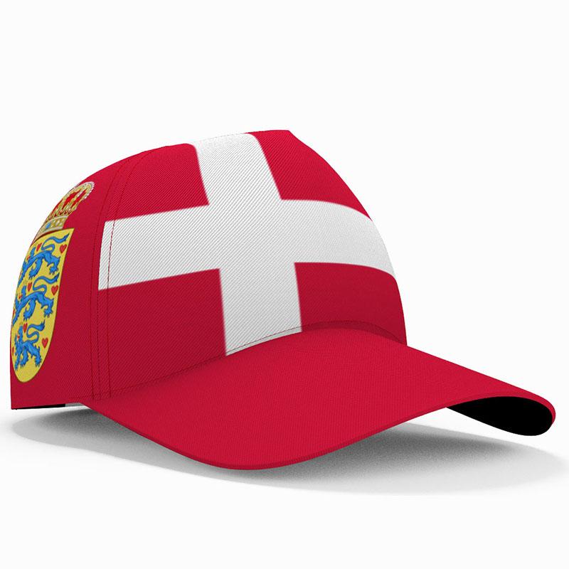 Dinamarca hombre joven gratis personalizado logo estampado foto dnk unisex sombrero bandera nacional reino danés país danmark dk gorra de béisbol