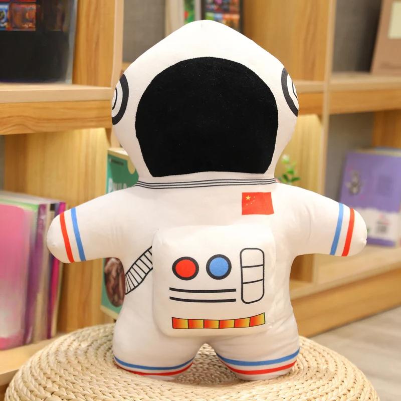 1 buc Jucărie de pluș Astronaut Navă spațială Păpușă moale umplută Perna de desene animate Jucării pentru copii Avion creativ Cadou de ziua de naștere pentru copii băieți