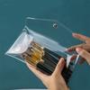 Portable Clear Cosmetic Bag Transparent Makeup Organizer for Travel and Daily Use