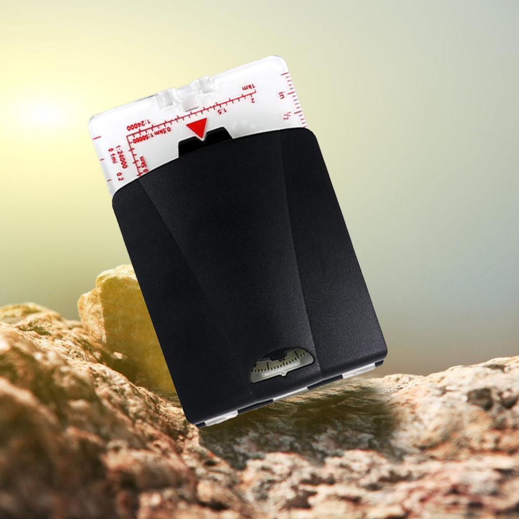 Outdoor Camping Orienteering Map Compasses Sighting Glass Compasses With Adjustable Declination and Neck Strap Easy Use