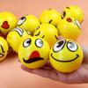 6PCS PU Squeezing Ball Sponge Ball Facial Expression Foam Ball Pinching Stress Relieving Toy Wrist Movement 6.3cm Children's Toy