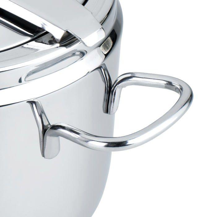 Marmite à pression - barazzoni - basic - 22 cm - acier inoxydable 18/10 - 7 l