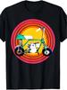 Vintage Motorcycle Scooter Graphics Men's Summer T-Shirt Casual Tshirts O-neck Short-sleeved Te