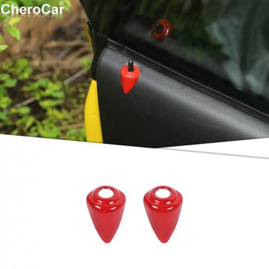 For 12-15 Chevrolet Camaro Inner Door Lock Bin Trim Cover Decor Accessories Red