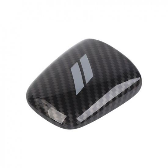 Carbon fiber Black Gear Shift Control Decor Cover for Challenger Charger Durango