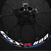 Stripe Stickers Motorcycle Wheel Hub Rim Decal Reflective Sticker for Suzuki GSXR600 Gsxr/600/R/600R Gsx-r 600 R600 (Color : L)