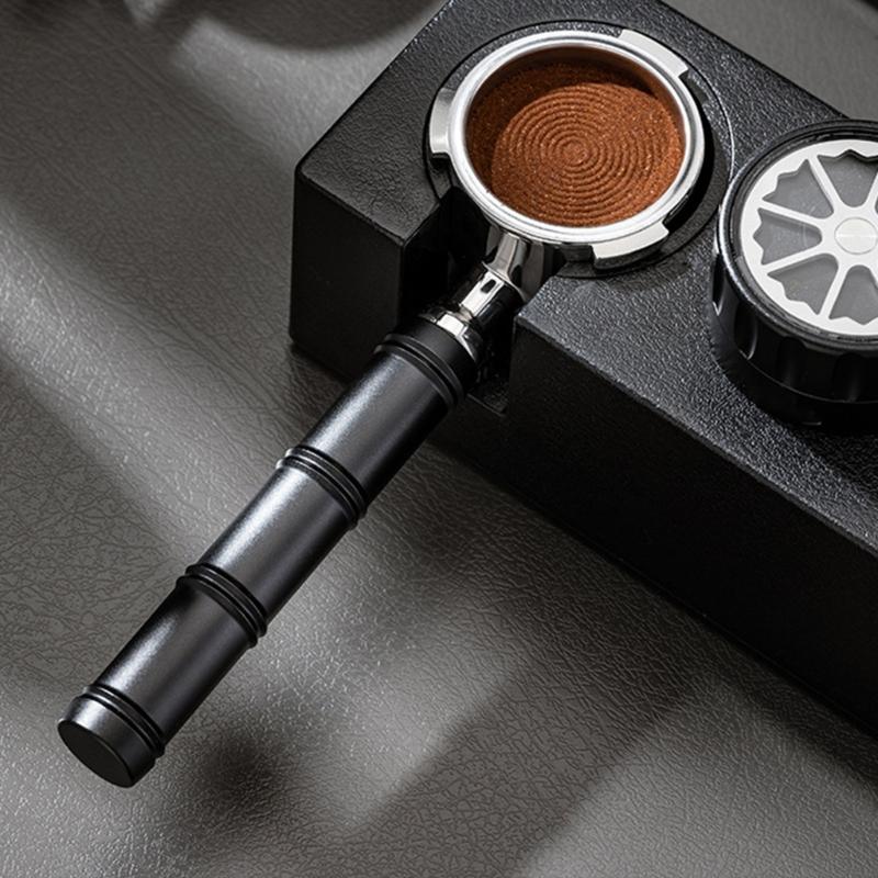 Heat Resistant Ergonomic Coffee Machine Portafilter 58mm Replacement Handle Metal Texture for E61 Series Models