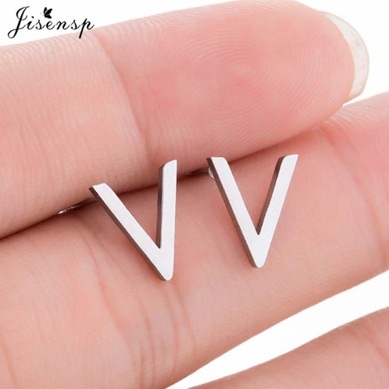 Small Stainless Steel Earrings Women Punk Jewelry Fashion Moon Leaf Scissors Snow Mountain Stud Earring Best Gift for Friends