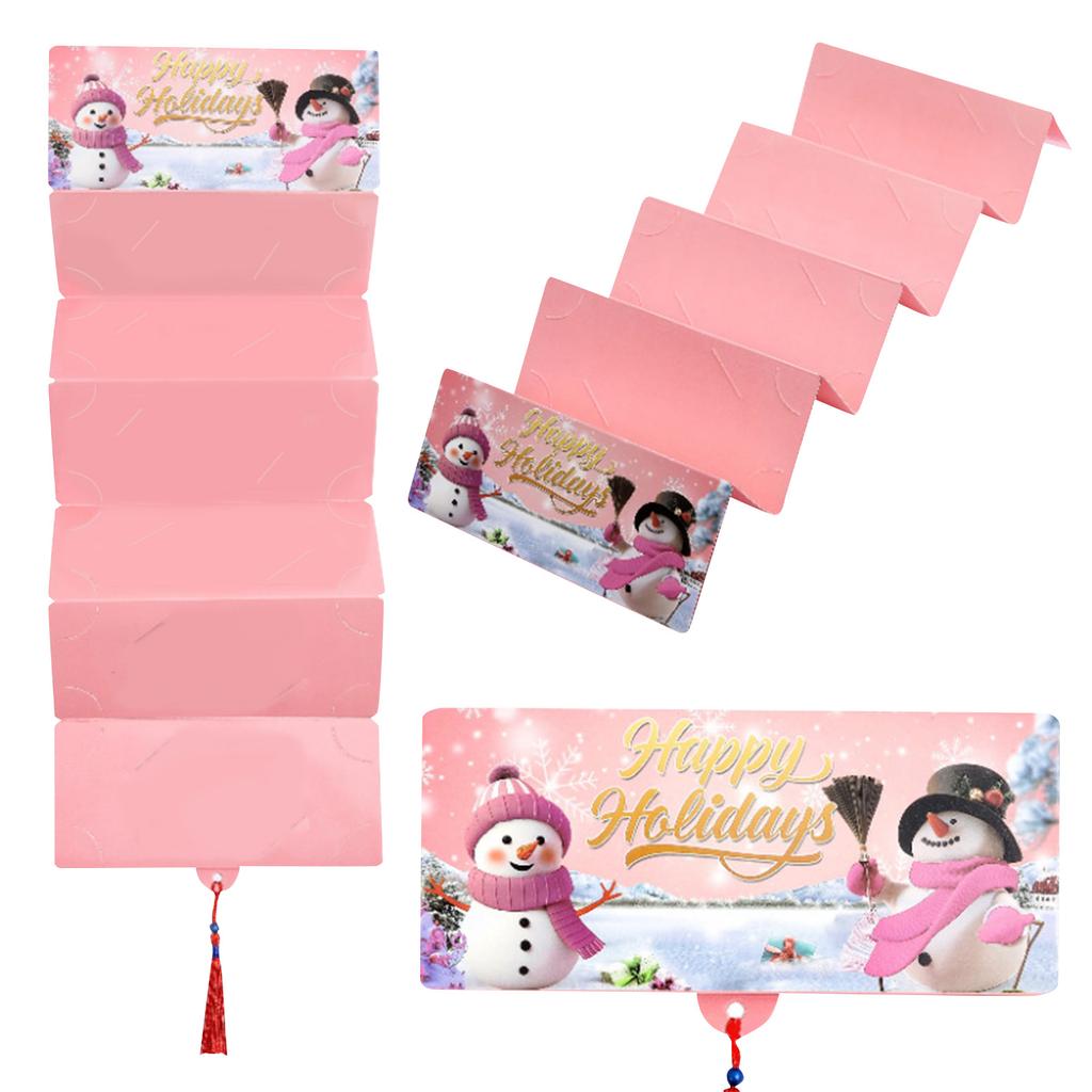 Christmas Surprise Party Money Box,10slots Can Hold Bank Cards, Suitable For Various Sizes Of Cards, Surprise Red Envelopes And Gifts