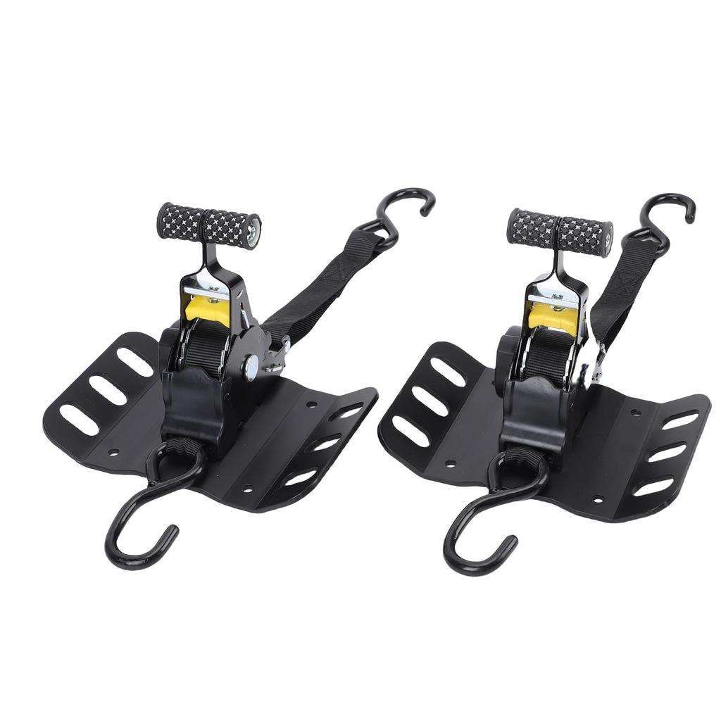 2PCS Retractable Truck Bed Ratchet Straps FL3Z 9928408 AB Self Retracting Tie Down Straps with Boxlink Plates and Dual