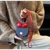 Cute Cat Bow Knot Denim Mini Wallet Fashionable Cartoon Crossbody Purse for Women KTB