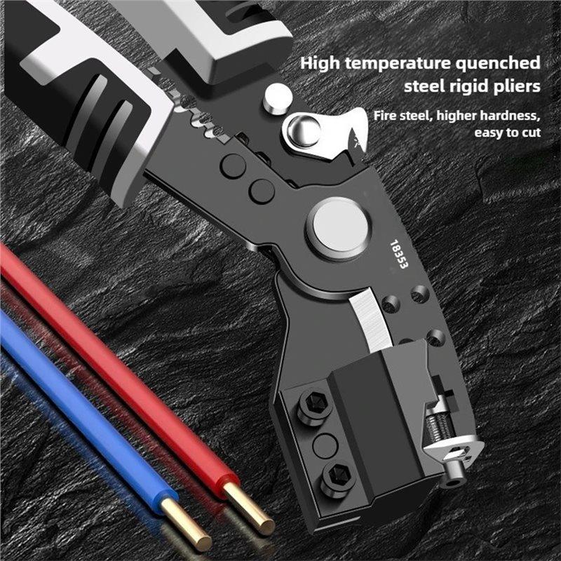 ABBP-Electrician Multifunctional Wire Stripping Pliers For Crimping, Bending, And Cutting