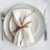Cotton Napkin 40x40cm Set of 1 or 4 Reusable Tea Towel Eco Friendly Soft Fabric for Wedding Party Table Decor