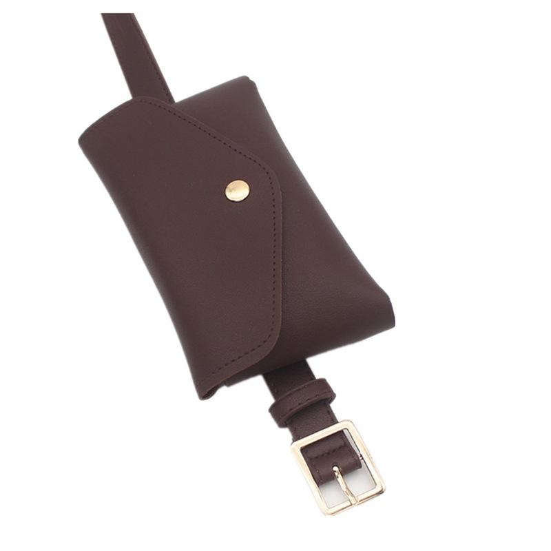 22 Women'S Belt Women'S Decorative Bag Belt Thin Mini Mobile Phone Key Small Waist Bag