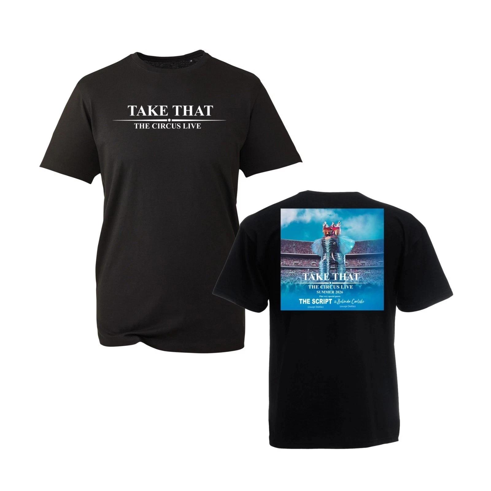 The Circus Live 2026 Fan T-Shirt - Back Print Summer Tour Dates Tribute Tee XL