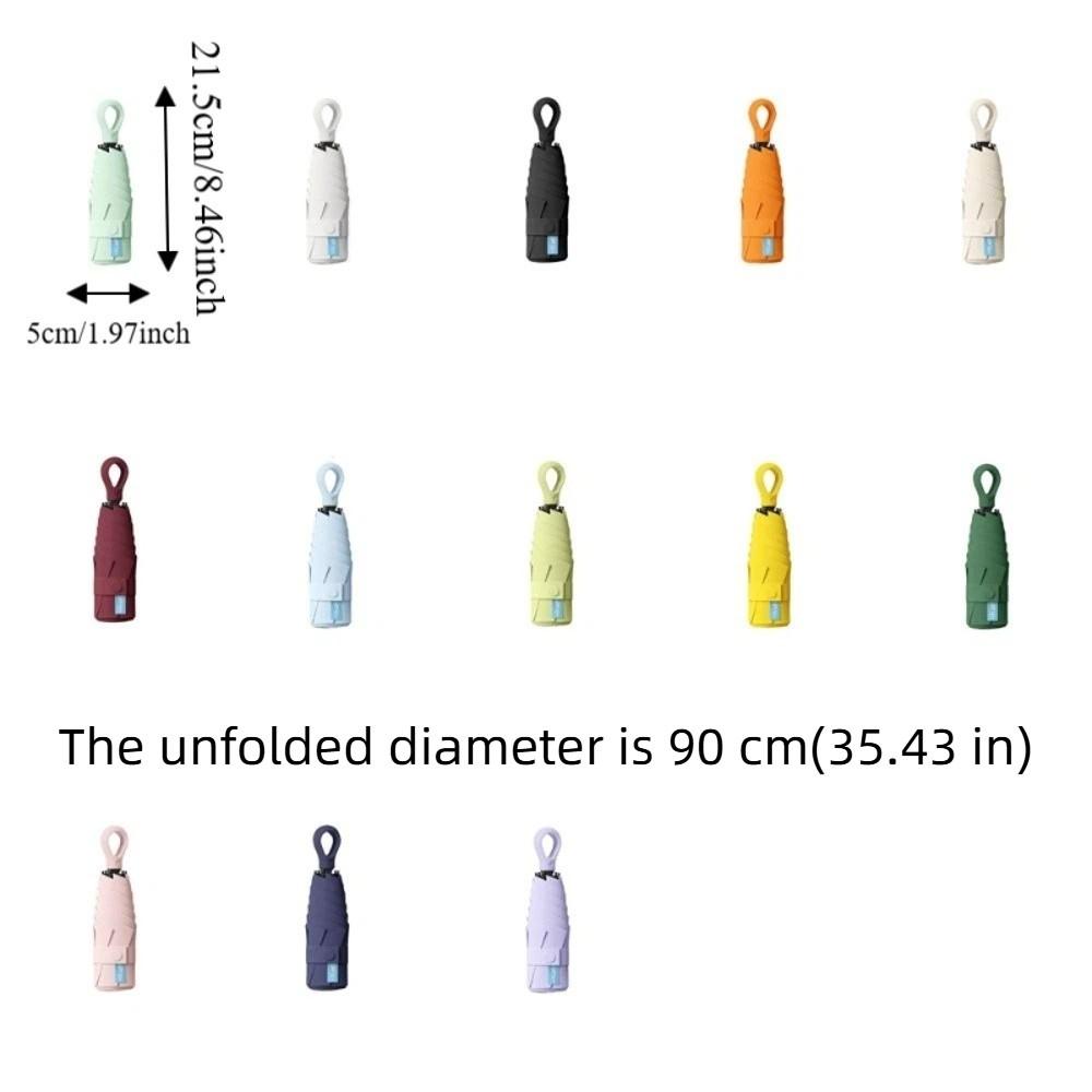 Faltbarer Mini-Sonnenschirm Winddicht Doppelt nutzbar Sonnenschutz Handbetrieben Sonnenschirm Outdoor