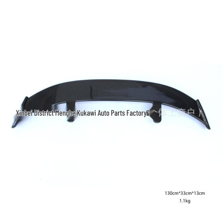 Universal No-Drill Sporty Roof Wing: Large Car Spoiler for Hatchbacks & SUVs
