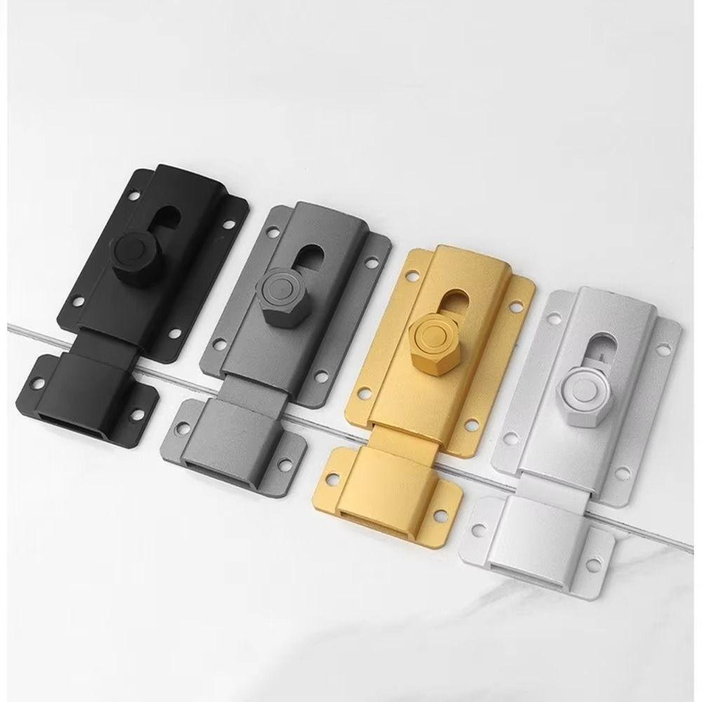 Versatile Use Door Lock Aluminum Zinc Zinc Alloy Door Lock Buckle Creative Security Bolt Lock Cabinets