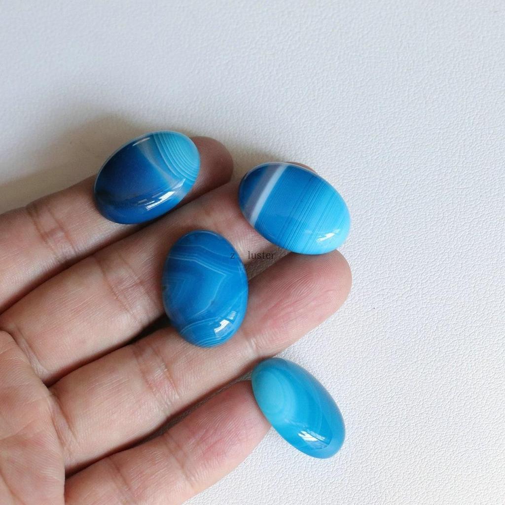 18x25mm Oval Yellow Topaz Agate Egg-Shaped Necklace Ring Jewelry Accessory