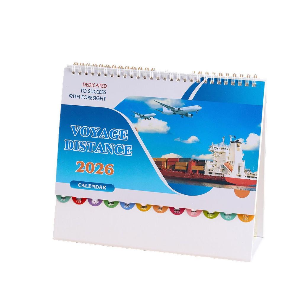 2026 Year of the Horse Enterprise Desk Calendar with Custom Logo - Special Edition for Creative Logistics
