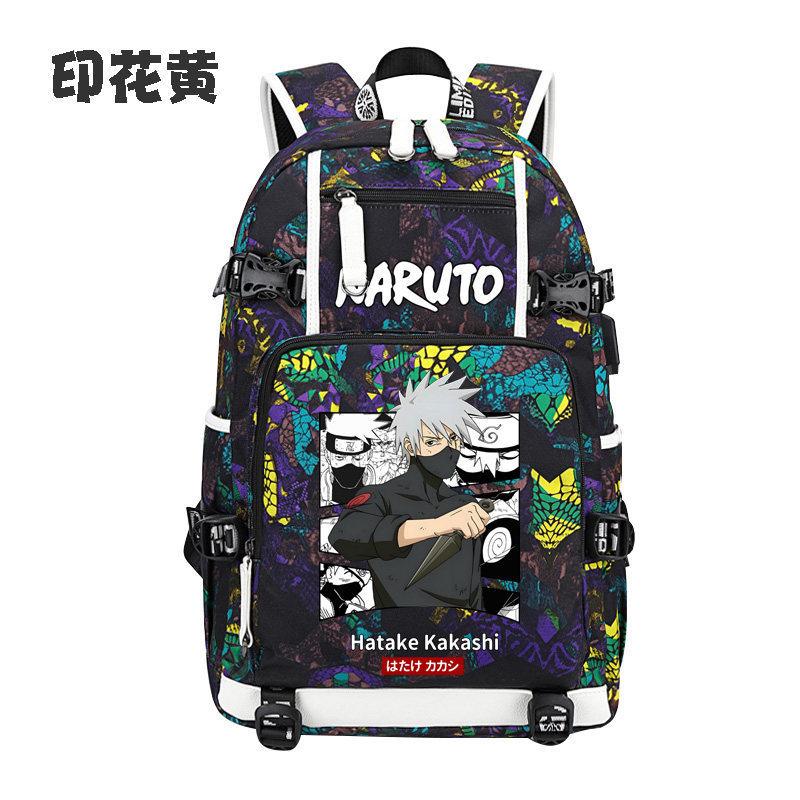 Naruto Anime Backpack Lightweight Ergonomic Lumbar Support Large Capacity for Students