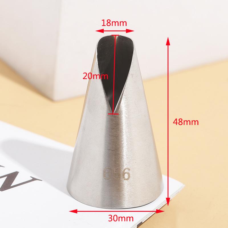 BCMJHWT #686 Cake Nozzles Cream Decoration Cake Head Steel Icing Piping Nozzle Tips Fondant Pastry Tools