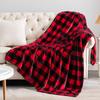 Blanket for Couch Sofa Bed Plaid Decor Black White Checkered Blanket Cozy Fuzzy Soft Lightweight Warm Blankets All Seasons