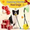 Pet Suction Cup Grinding Toy Ball, Teeth Cleaning And Anti-Biting, Interactive Pull Rope Tug-Of-War Toy, Suitable For Small Dogs