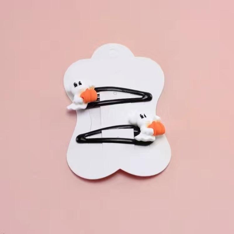 Einzigartige Kürbis-Haarspange für 2000er-Jahre-Mädchen Seitenclip Hexenhut Haarspangen Lustig Lässig Süß Cool Foto-Requisiten