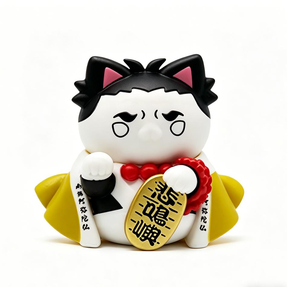 

Demon Slayer Cat Version Figures, 8-Pack Mini Collectible Statues, Kawaii Fortune Cat Anime Decor