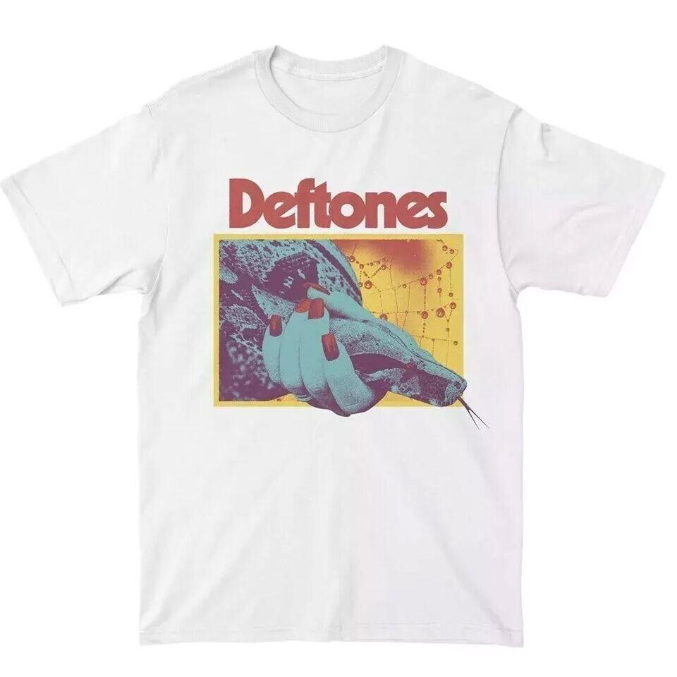 

HOT SALE DEFTONES 2025 Tour SNAKE WHITE Unisex TShirt Gift Unisex T-Shirt L