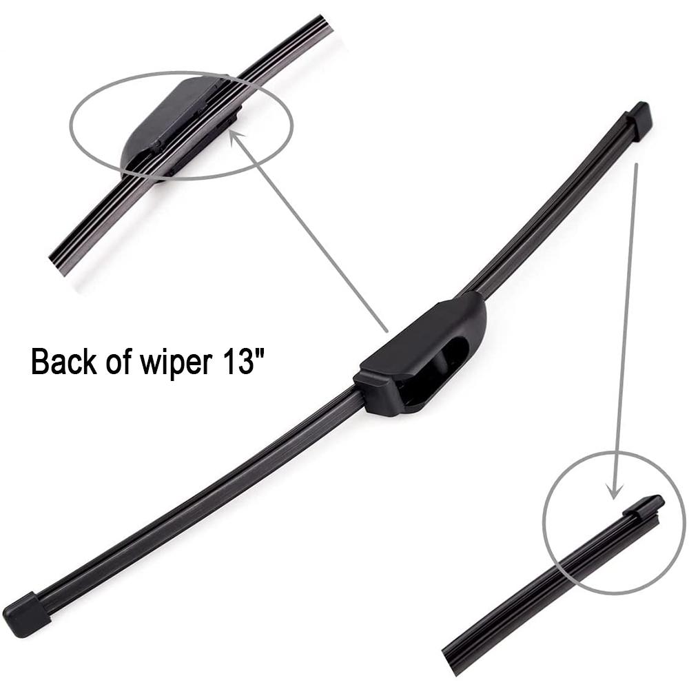 

Для KIA Forte Cerato YD K3 2013 ~ 2018 комплект передних и задних щеток стеклоочистителя, щетки-купе, хэтчбек, чистка окон, авто Rear Wiper