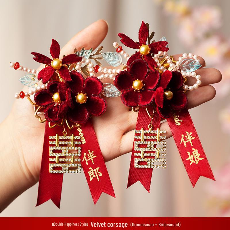Wedding Boutonniere & Corsage for Groom, Bride, Parents, Best Man, Bridesmaid