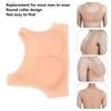 Fake Simulation Chest Vest Soft Thickened Silicone Men s False Chest Muscles Cosplay Costume