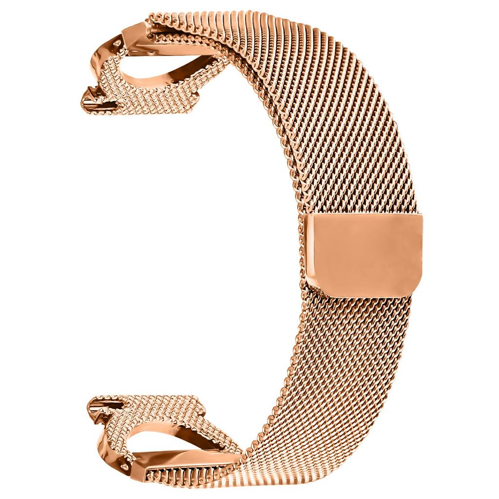 Watch Band for Garmin Vivoactive 5/GarminActive 5 Milanese Metal Strap Rhinestone Decor