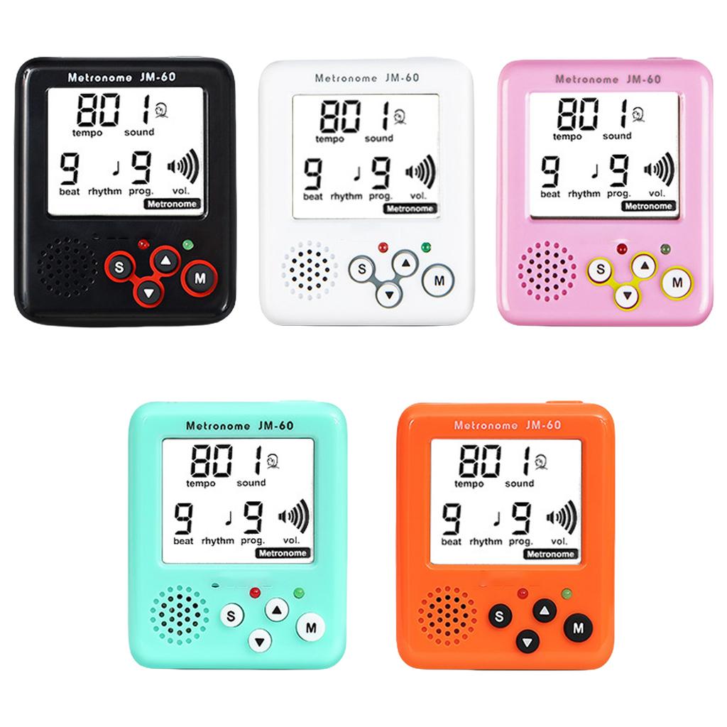 Professional Clip on LCD Digital Metronome Small Sports Running Metronome for Guitar Violin Musical Instrument Accessory