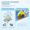1646Pcs Electric Rotating Ferris Wheel Home Decor Creative Ornament Moc Building Blocks Set Assembly Toy Kids Birthday Gift