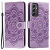 For Samsung Galaxy A35 5G Case PU Leather Mandala Imprinted Design Wallet Phone Cover