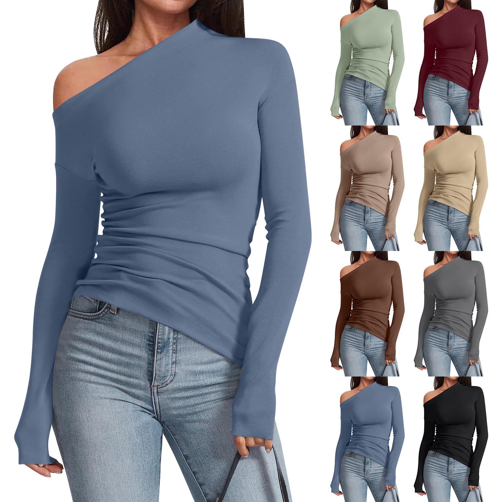 

Women s Round Neck Pull Stripe Decorative Button Top Casual Solid Color 3/4 Sleeve T Shirt L винний