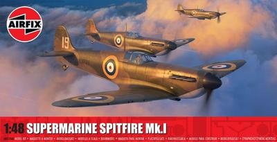 Airfix Supermarine Spitfire Plastikmodell 1/48 Mk.I X-5126B (Flugzeug)