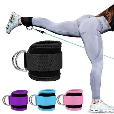 Fitness Ankle Strap for Cable Machines Padded Ankle Attachment for Leg and Glute Gym Ankle Cuff Booty Hip Kickbacks Exercises