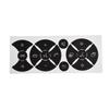 Vinyl Button Repair Stickers for Mercedes For Benz C E SLK Class Vehicles