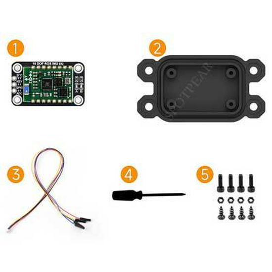 

10-Axis IMU Sensor with Bluetooth: Accelerometer, Gyroscope, Magnetometer, Temperature, Barometer