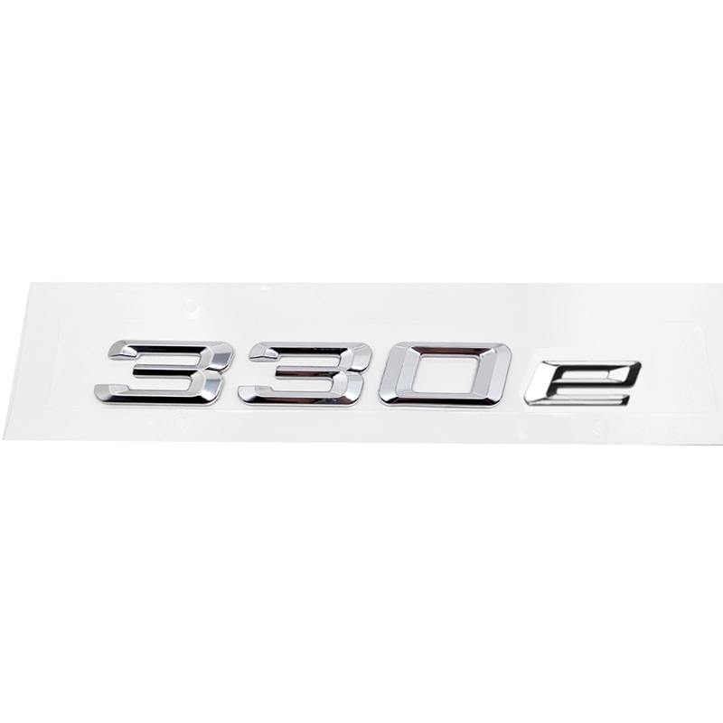 ABS Car Rear Trunk Logo Badge Emblem Sticker For BMW 3 series 316e 328e 318e 320e 325e 330e 335e E46 E90 E91 F30 F31 F34 G20