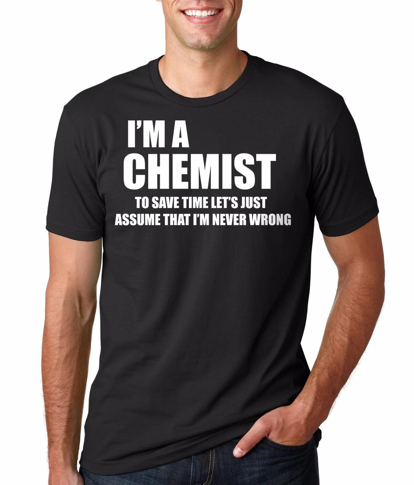 Chemist T-Shirt Funny Chemistry Tee Shirt Gift For Chemist 4XL