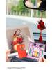 Lu Yi Handmade Eternal Flower Fortune and Prosperity Car Hanging Pendant - Chinese Style New Year Blooming Rose Gourd Decor.